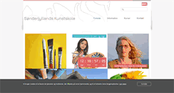 Desktop Screenshot of kunstskolen.sonderborg.dk